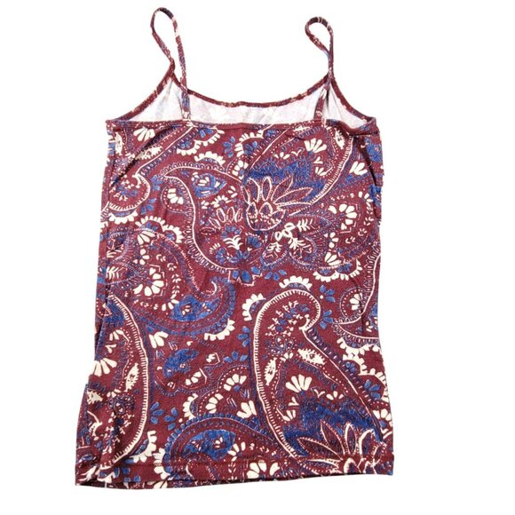 Aeropostale Womens Tank Top Paisley Print Spaghetti Strap Size Small JH1816 - Picture 2 of 6